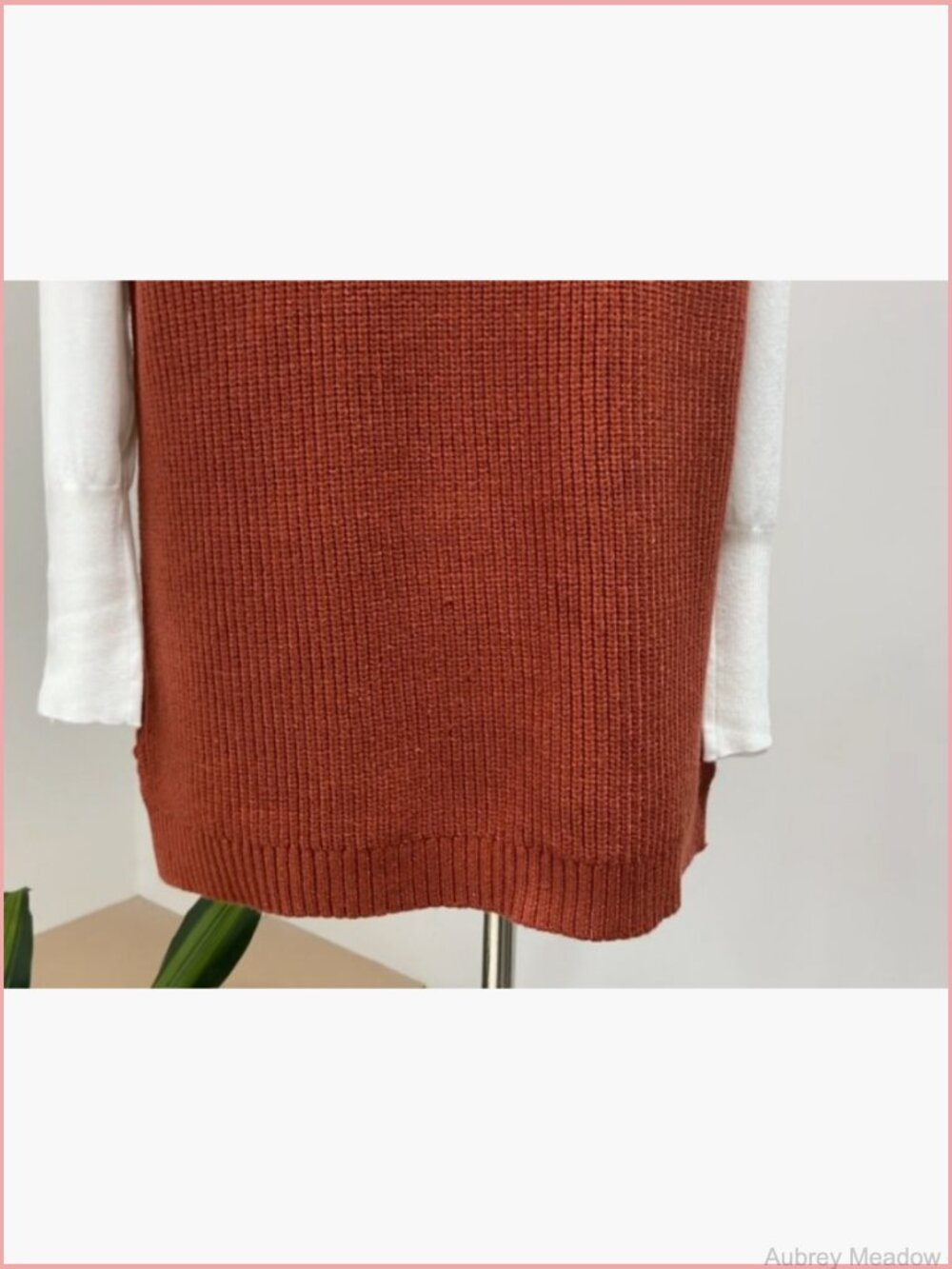 Women's Cable Knit Sleeveless Cardigan Vest Button Down Oversized - Picture 7 of 7